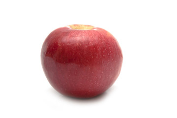 frech red apple isolated on white