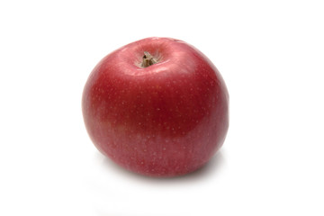 frech red apple isolated on white