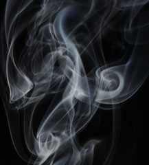 Photography of abstract shapes of smoke