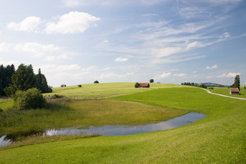 Fototapeta na wymiar Landschaft im Allgäu