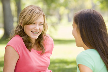 Obraz premium Portrait Of Teenage Girls
