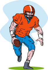American football player
