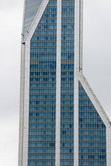 Obraz premium China, Shanghai. Modern skyscraper at People's Square.