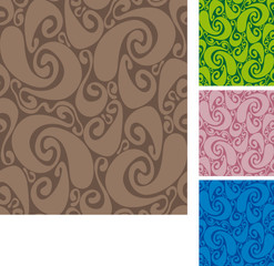 Seamless swirls pattern II