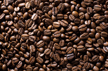 Coffe beans background