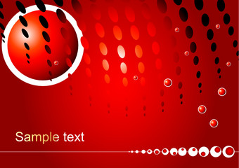 Abstract vector background with space for your text
