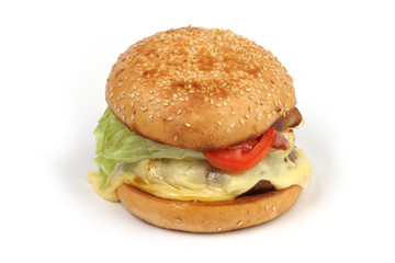 Hamburger with cheese