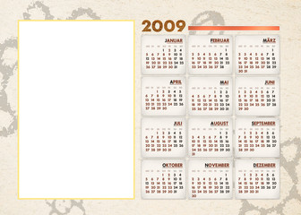 kalender 2009