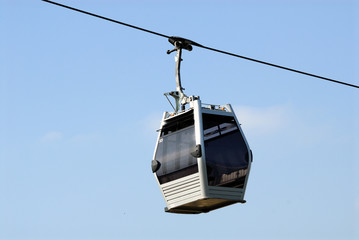 Obraz premium Cablecar in Barcelona, Spain