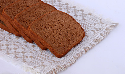 Sliced rye bread