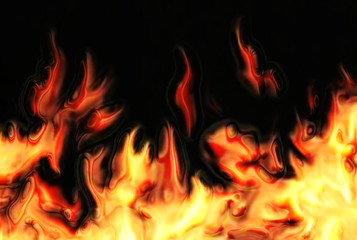 Panele Szklane Podświetlane  abstract fire background generated by the computer