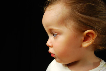 Portrait d'un enfant.