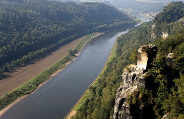 L'Elbe au Bastei