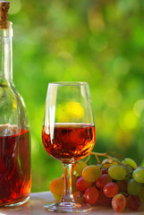 Portuguese rose wine.