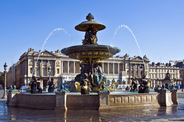 Fontaine place de la Concorde - Paris