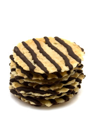 wafer isolated on white