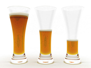 Beer in glass
