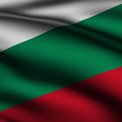Rendered Bulgarian Flag