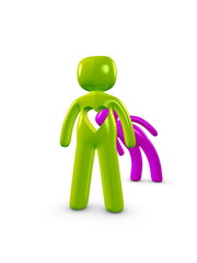 3d image, Conceptual relationship, male female