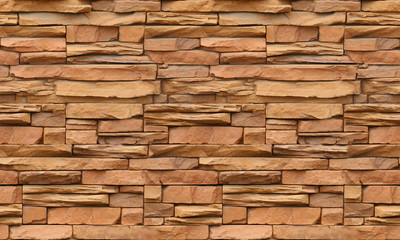 Seamless Old Stone wall brown texture