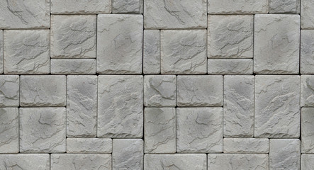 Seamless Old Stone wall grey texture