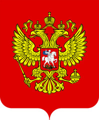 Coat of arms Russia in biggest size - 9876229