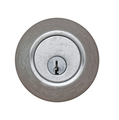 old ksys (lock) isolated on white