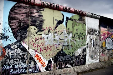 Deurstickers Berlijn Berlijnse muur