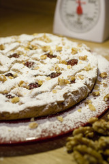 detail of a great cake with german tradition