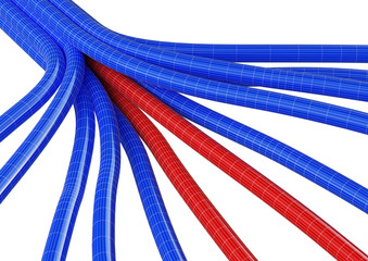 Obraz premium 3d image of isolated cable
