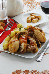 Pollo fegatini e funghi - Secondi di carne Lombardia