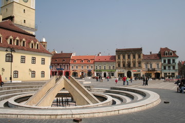 Plaza en Brasov, Rumania