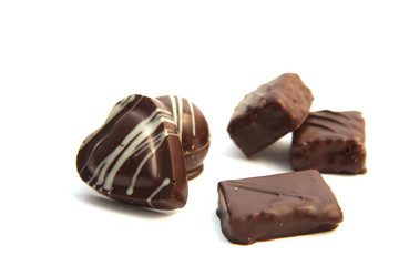 Assortiment de chocolat noir