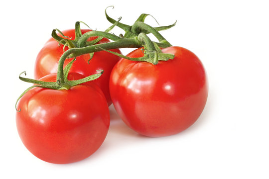 Three vine-ripened beefsteak tomatoes