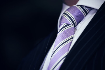 Necktie from a businessman