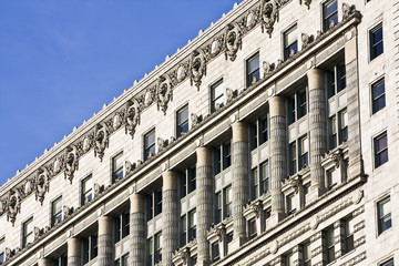 Old architecture - South Michigan Avenue in Chicago