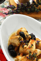 Coniglio alla lavanda - Cucina alle erbe e fiori in Friuli