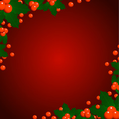 christmas holly background