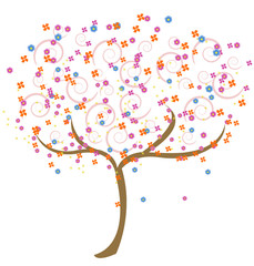 An abstract vector tree design