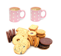 Obraz na płótnie Canvas tea and biscuits