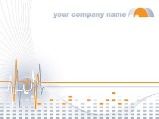 abstract vector template for medical treatment company