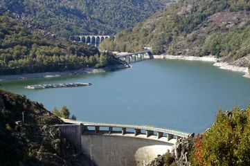Deurstickers Dam Barrage