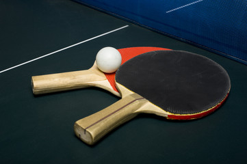 Ping-pong or table tennis equipment