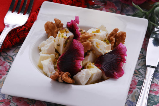 Formaggio asino al malvone - Cucina erbe e fiori - Friuli