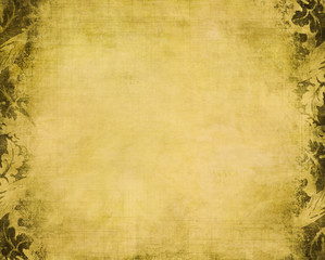 grunge floral background with space for text or image