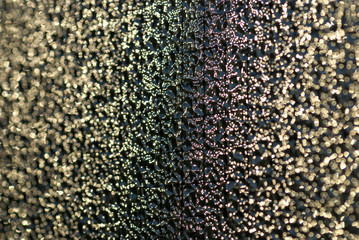 abstract Bokeh of wave glass