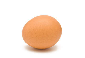 egg isolated on the white background