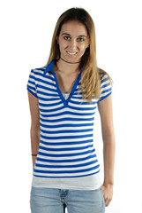 Portrait of beautiful young model.