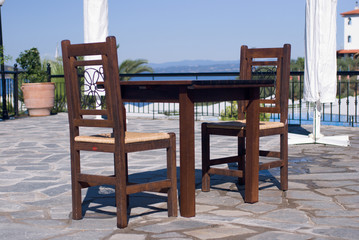 Table and chair