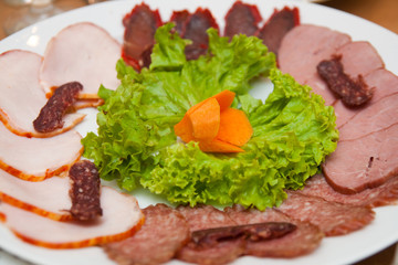 meat assortment background